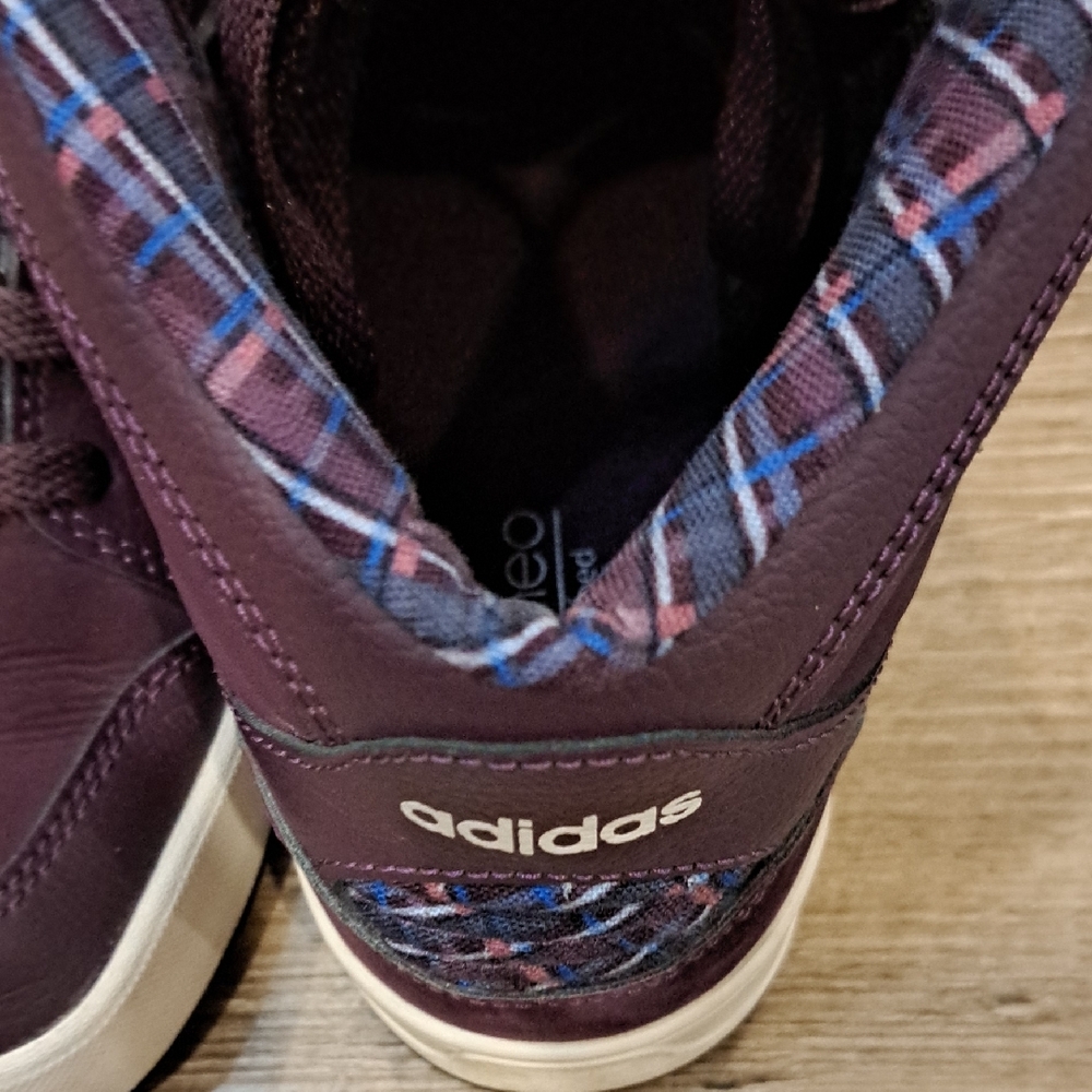 Adidas Women's Purple Neo Raleigh Mid - Picture 4 of 9